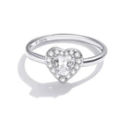 925 Sterling Silver Bright Love Ring