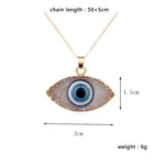 Vintage Boho Eye Pendant Necklace