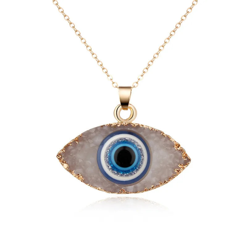 Vintage Boho Eye Pendant Necklace