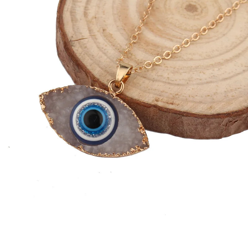 Vintage Boho Eye Pendant Necklace