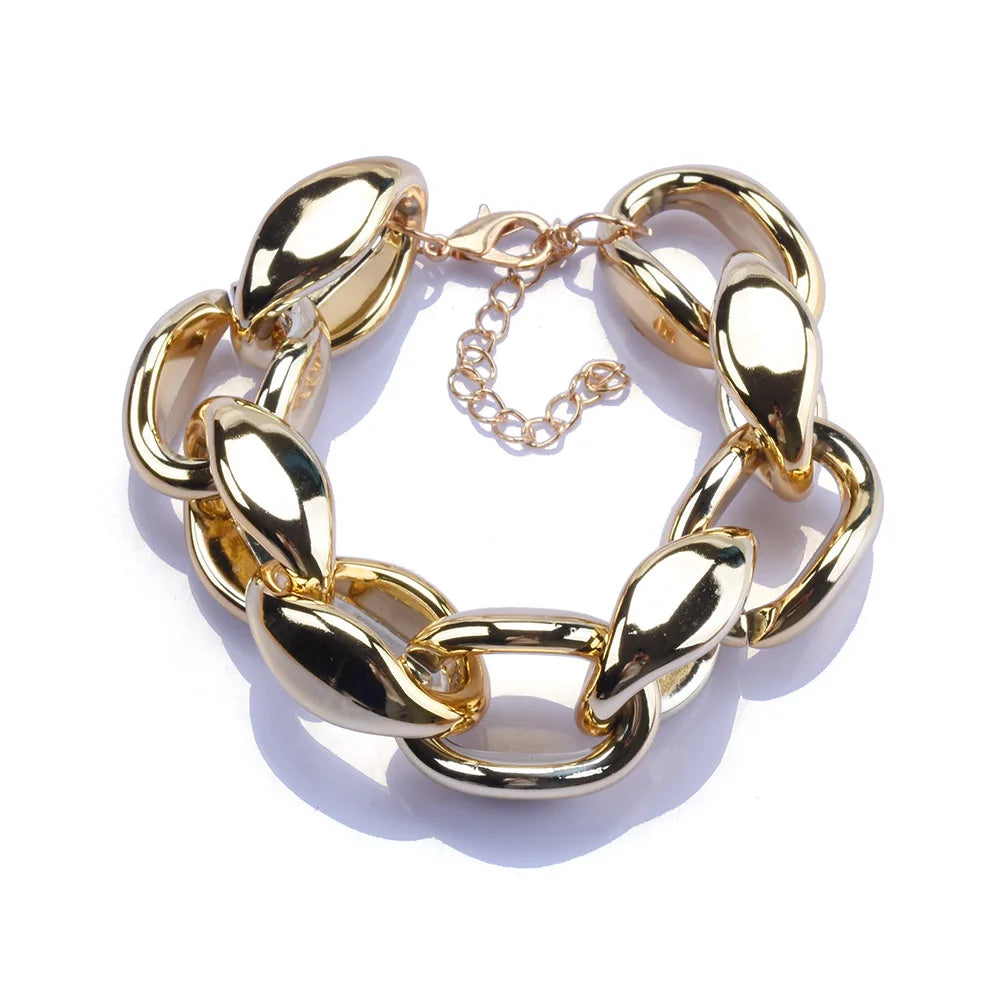 Vintage Gold ZA Chain Bracelet