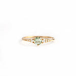 Thin Bohemia Zircon Ring