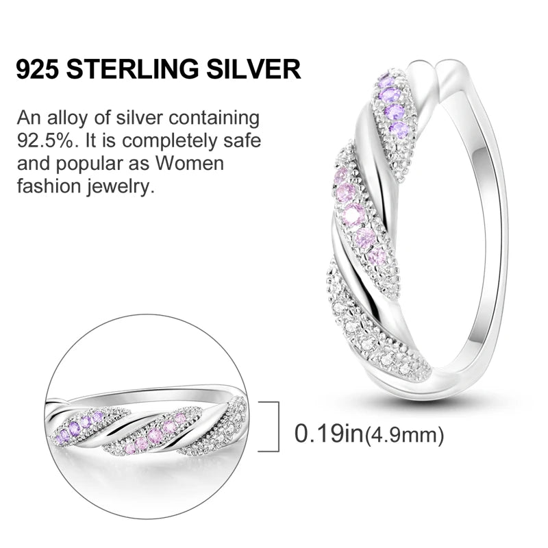 Star Moon 925 Sterling Silver Ring