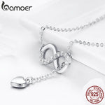 925 Sterling Silver Infinity Love Pendant Necklace