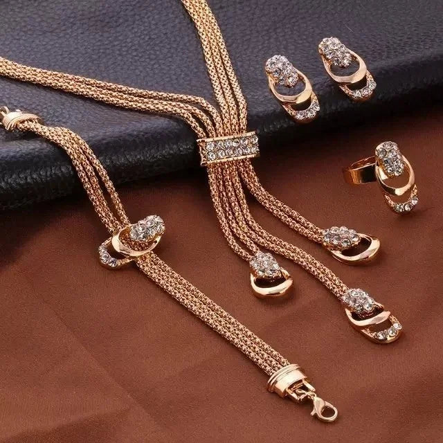 4 Pcs/Set Luxury Classic Jewelry Set